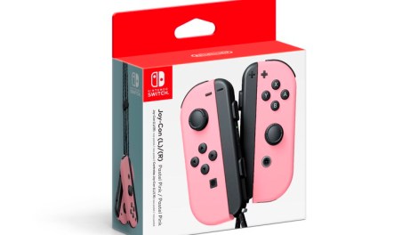 Nintendo Switch pastel pink Joy-Con controllers